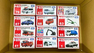 【トミカ】消防車や救急車、パトカー はたらくくるまを開封＆チェックしよう☆Tomica unboxing and check!