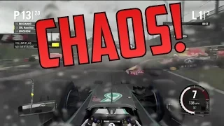 F1 2015 Dry Tyres Wet Track Challenge w/CRL Rosberg