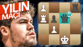 YILIN EN İYİ MAÇI! VEZİR FEDASI ve %98.9 DOĞRULUKLA OYNADI! | Magnus Carlsen vs Hikaru Nakamura