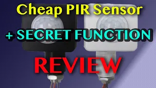 Cheap eBay PIR Sensor review + How to make Sensor lights stay ON