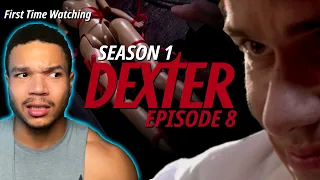 "I'm not going ANYWHERE." Dexter S1E8 'Shrink Wrap' REACTION! - My FIRST TIME Watching!