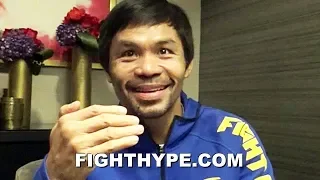 BEST PACQUIAO INTERVIEW EVER; RAW, UNCUT, & FUNNY AS HE OPENS UP LIKE YOU'VE NEVER SEEN BEFORE