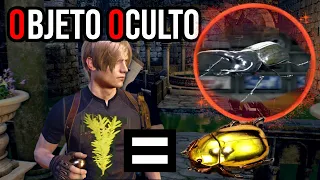 COMO Y DONDE OBTENER EL OBJETO MÁS OCULTO DE RESIDENT EVIL 4 REMAKE - ESCARABAJO  RINOCERONTE