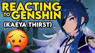 KAEYA IS HOT!! REACTING TO GENSHIN PART 1