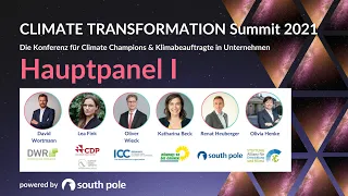 Main Panel "Klimaziele umsetzen - wie geht das?" - Climate Transformation Summit 2021 | Tag 1