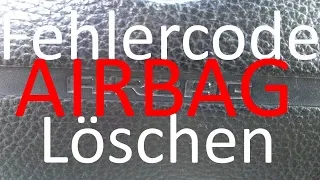 Airbag Fehler nach Sitzverstellung /Fehler finden, Reparieren, Fehler Code löschen