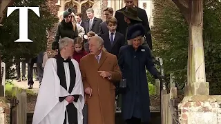 The royal family attend Christmas Day service at Sandringham