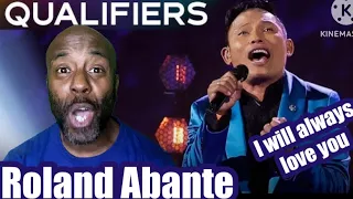 Roland Abante | "I Will Always Love You" by Whitney Houston | AGT 2023 |WRONG SONG CHOICE?? REACTION