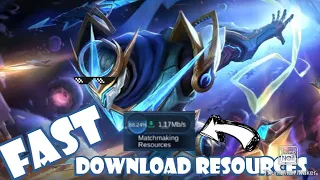 How To Fast Download Resources On Mobile Legends Steps by Steps