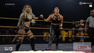 Team Ninja Vs Raquel Gonzalez & Dakota Kai NXT June 24th 2020