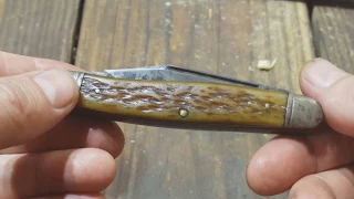 Vintage Pocket Knife Clean Up / Back Yard Garden Progress