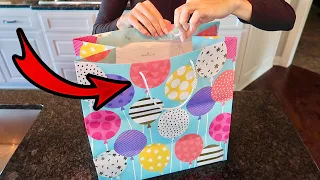 Do you know *THIS* Trick for closing a GIFT BAG? No Tape Needed! 💥(miracle hack)