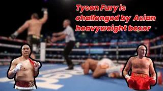 Tyson fury di tantang petinju monster kelas berat asal China Zhang Zhilei