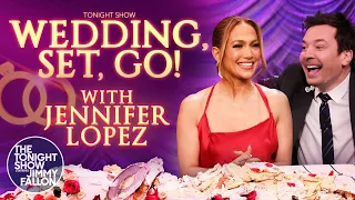 Wedding, Set, Go! with Jennifer Lopez | The Tonight Show Starring Jimmy Fallon