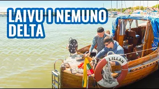 Plaukimas laivu is Nidos i Nemuno delta