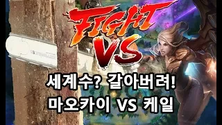 탑케일 VS 마오카이 - 세계수? 갈아버려! [마하라지]