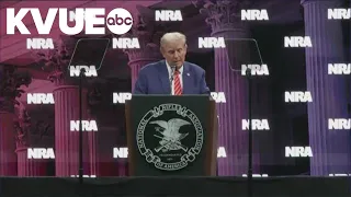 Trump and Abbott speak at NRA Convention in Dallas