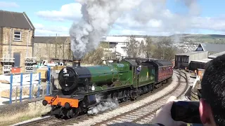 Keighley worth valley railway spring steam gala 2024