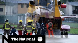 Helicopters rescue dozens trapped on B.C. highway after mudslide