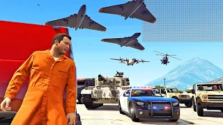 الوقوع في الفخ 4000 نجمة في لعبة جي تي أي 5 | GTA V 4000 Star Wanted Level