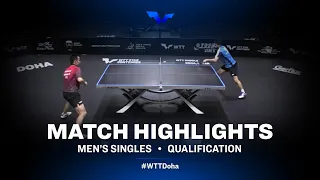 Chen Chien-An vs Alamiyan Noshad | WTT Star Contender Doha 2021 | MS | QUAL Highlights