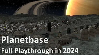 Planetbase - Class M Full Playthrough in 2024 / Part 1 - No Commentary Gameplay