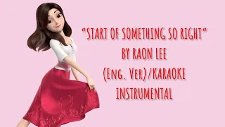 Start of Something Right -Jordyn Kane  (English Ver.) Karaoke || Red Shoes & the Seven Dwarfs 👠