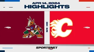 NHL Highlights | Coyotes vs. Flames - April 15, 2024