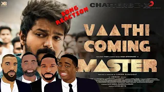 Master - Vaathi Coming Video SONG REACTION | Chatterbox