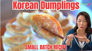 Korean Dumpling Recipe: COMPLETE 🥟 Tutorial For Beginners | SMALL🥟BATCH RECIPE | 집에서 맛있는 고기만두 만들기