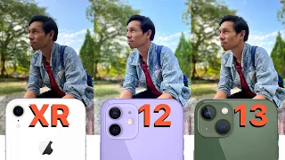 iPhone XR masih Layak??? iPhone XR vs iPhone 12 vs iPhone 13 Camera Comparison