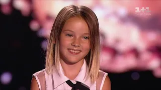 💯 10-year old DANELIYA TULESHOVA | "Stone Cold" | AUDITION | Winner of Voice Kids 2017 💯