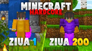 Am Supravietuit 200 de Zile pe Minecraft *HARDCORE*!!