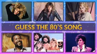 Guess The Song | 80's Edition | Music Quiz