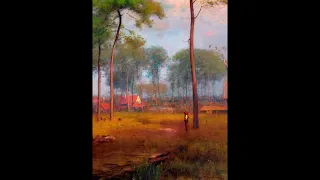 George Inness - Early Morning, Tarpon Springs (1892)