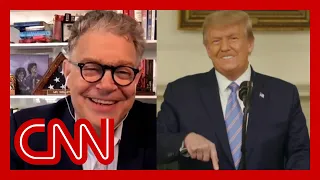 See Al Franken’s reaction to Trump’s outtakes video