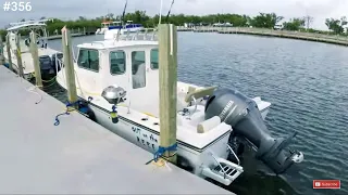 Staying Onboard on a Very Small Crooked PilotHouse Boat Bahia Honda Florida Keys