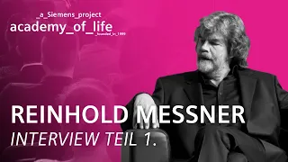 Reinhold Messner zu Gast bei der Siemens Academy of Life - Teil 1 (Full Interview)