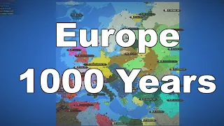 Humans Colonize Europe for 1000 Years (Worldbox Timelapse)