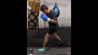 Nick Diaz back in training