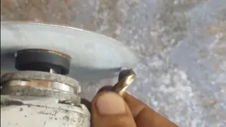 How to sharpen a drill bit with an angle grinder