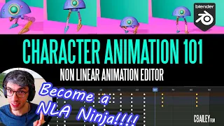 Animate Like A Pro In Blender | NLA Non Linear Animation Editor Tutorial