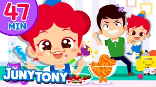 TOP 15 CANCIONES DEL MES | Comiendo Dulces Coloridos Y Más | JunyTony en español