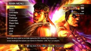 Street Fighter X Tekken Main Menu Theme HD 2014