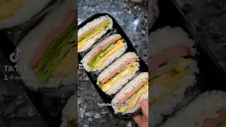 Onigirazu 😋 Onigiri 🍙 + Sandwich 🥪 Spam & Egg 🥓🥚 Part 1