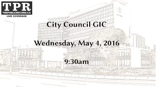 Hamilton City Council GIC for May 4, 2016