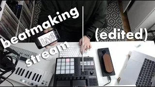 Parts of yesterdays live beatmaking session on Maschine MK3