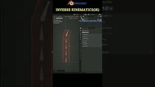 Inverse Kinematics(IK) in Blender #shorts