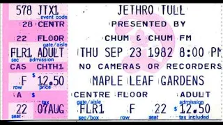 Jethro Tull live audio 1982-09-23 Toronto