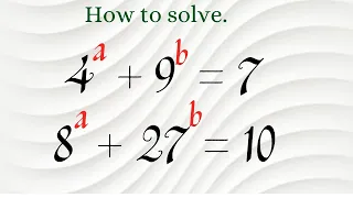 Math Olympiad International | Solving A Challenging Simultaneous Equations.